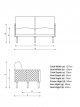 2-Seater Garden Sofa,(Acacia Wood)