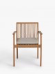 Dining Chair, Set of 2, (Acacia Wood), Natural